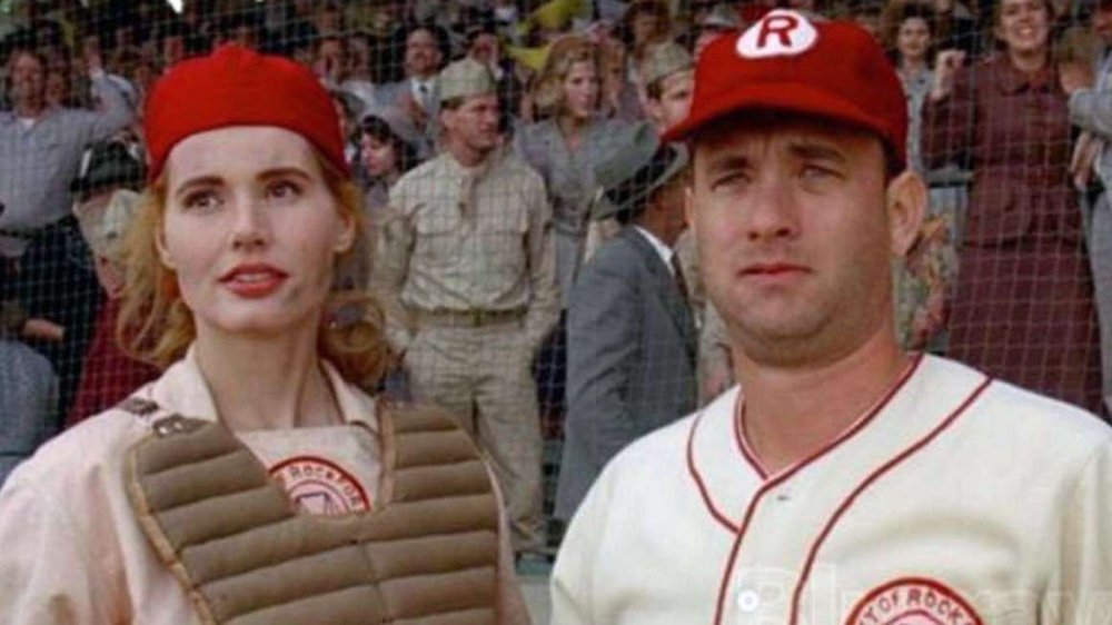A League of Their Own Geena Davis and Tom Hanks