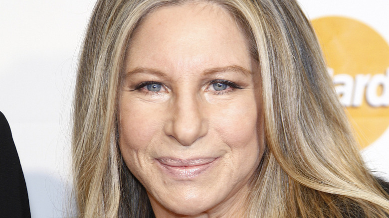 Barbra Streisand smiling 