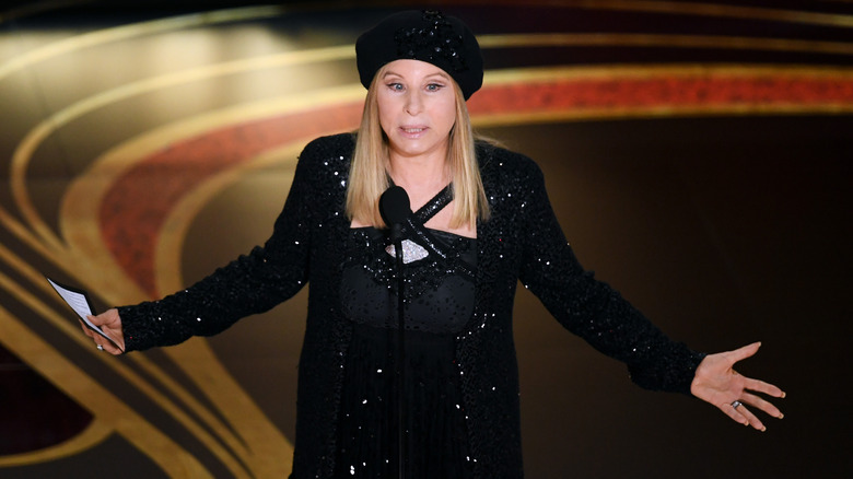 Barbra Streisand on stage