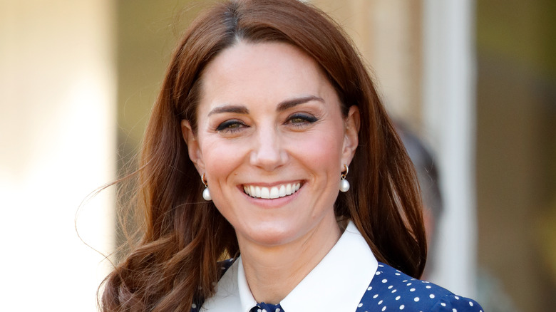 Close-up of Kate Middleton smiling