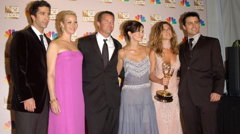 The original cast members from Friends 
