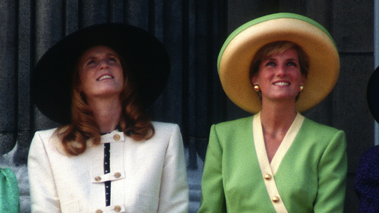 Sarah Ferguson, Duchess of York and Princess Diana together
