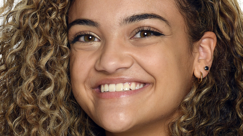 Laurie Hernandez smiling close up