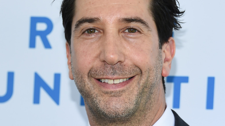 David Schwimmer smiling at event