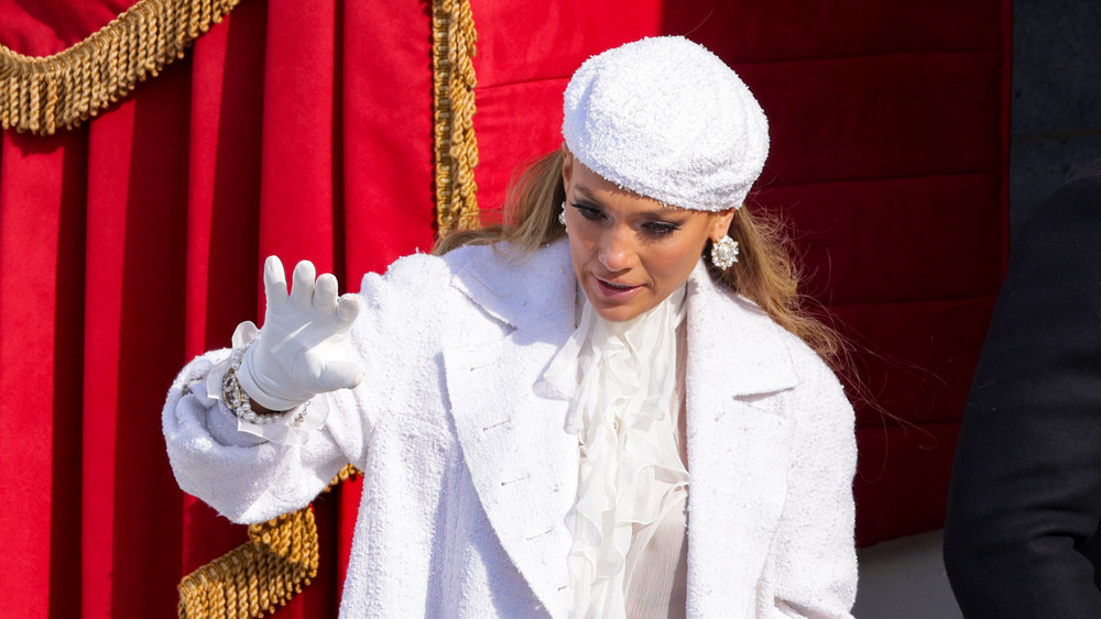 Jennifer Lopez at the inauguration