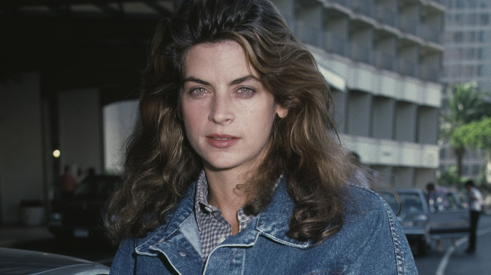 Kirstie Alley wearing denim in 1987