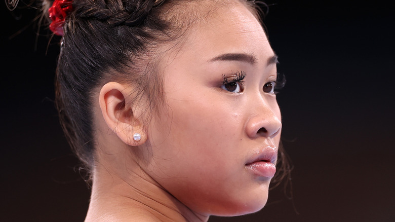 USA gymnast Sunisa Lee at the Tokyo Olympics