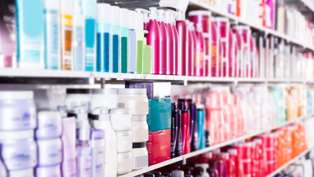 Aisle of beauty products