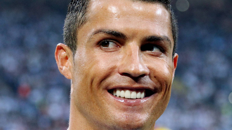 Cristiano Ronaldo smiling 