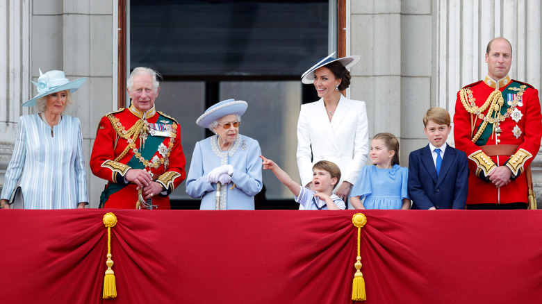 The royal family at the 2022 Trooping the Colour 