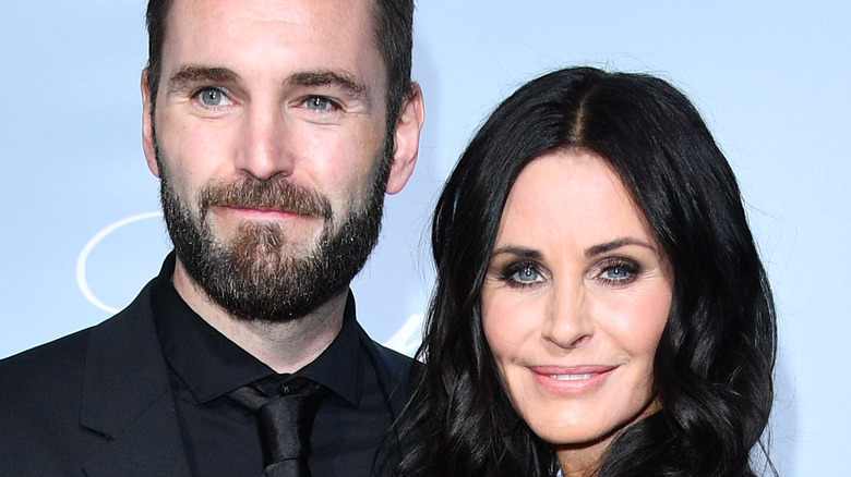 Courteney Cox and Johnny McDaid at event
