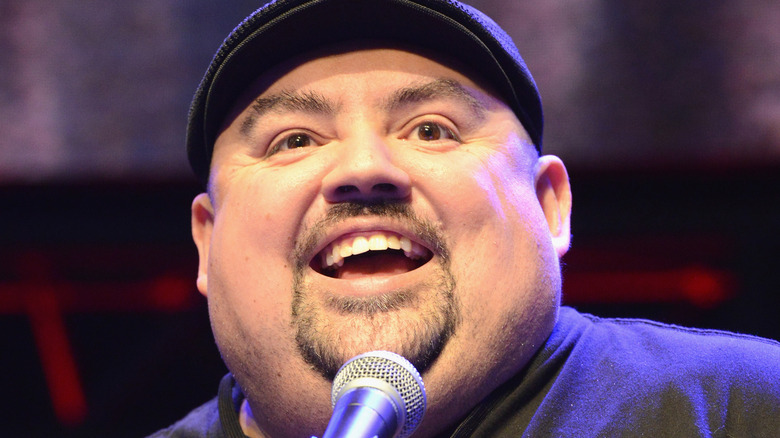 Gabriel Iglesias smiling with microphone