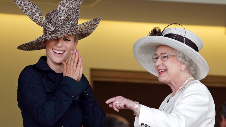 Zara Tindall and Queen Elizabeth at Ascot