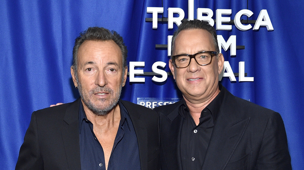 Tom Hanks and Bruce Springsteen at the Tribeca Film Festival