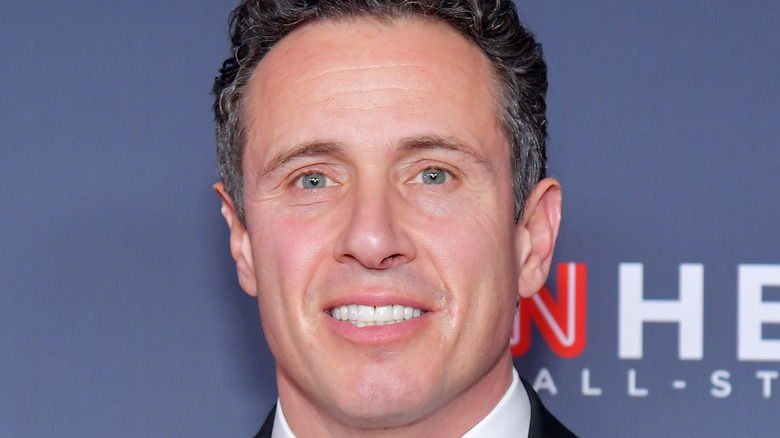 Chris Cuomo poses on the red carpet