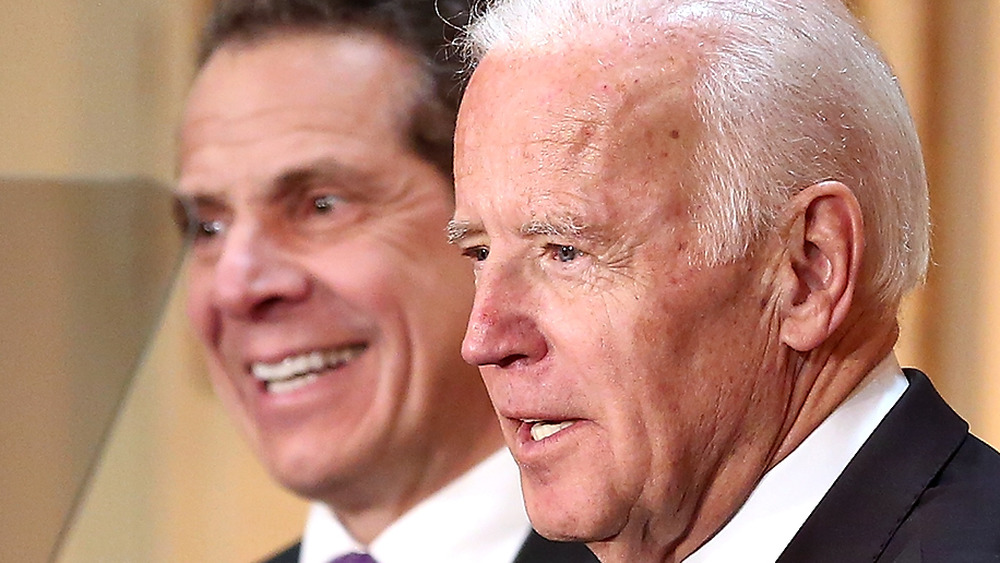 Joe Biden and Andrew Cuomo smiling