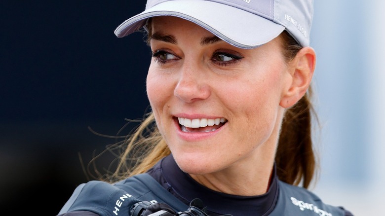 Kate Middleton baseball cap wetsuit