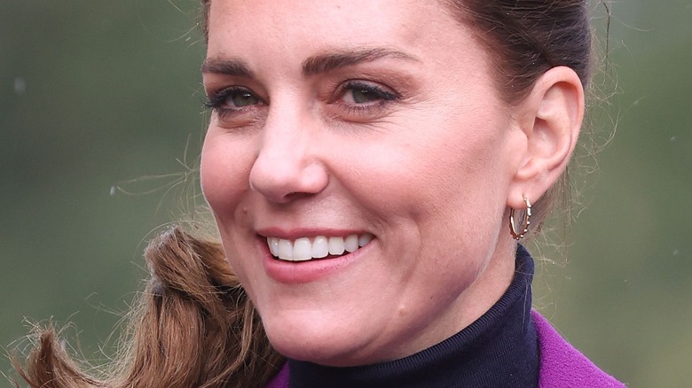 Kate Middleton stuns in purple