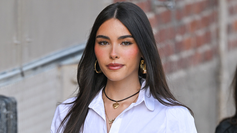 Madison Beer with makeup