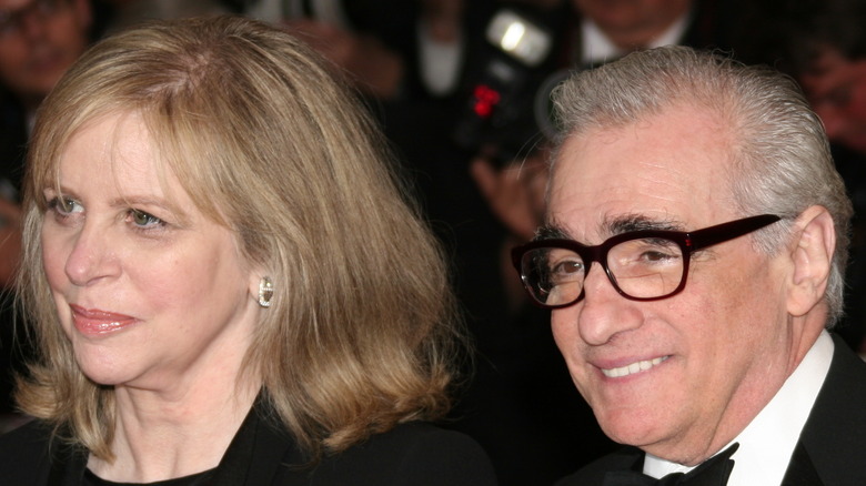 Helen Morris and Martin Scorsese on the red carpet