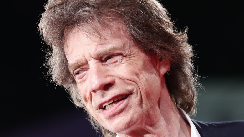 Mick Jagger smiling