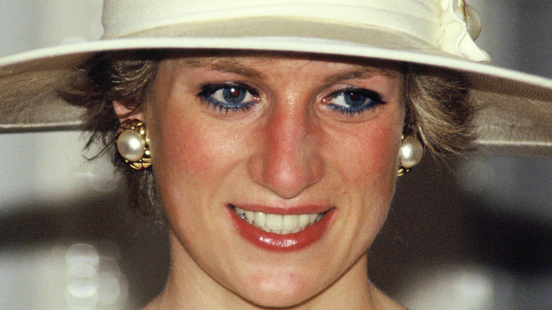 Princess Diana in beige