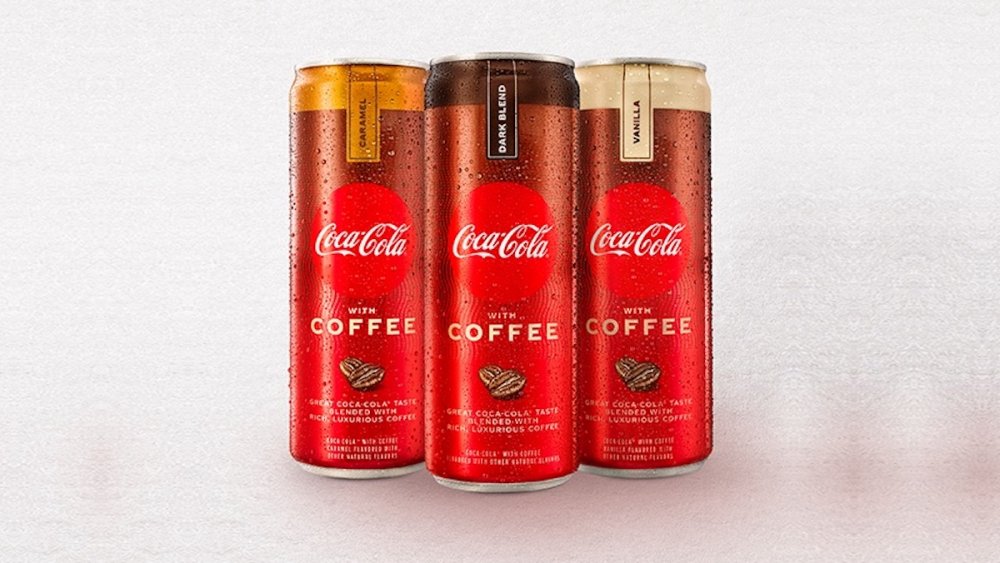 Coffee infused Coca-Cola cans