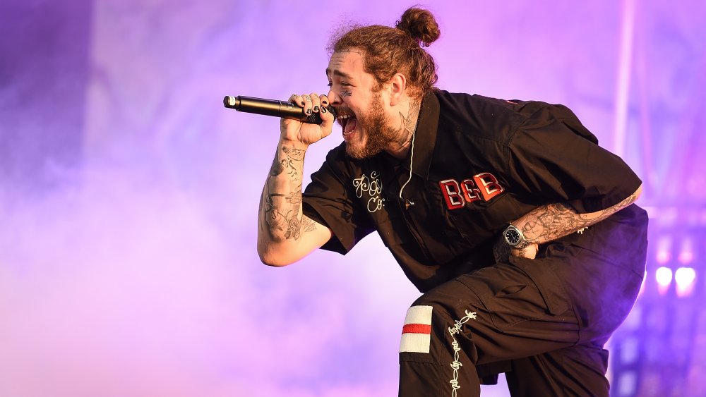 Post Malone performs 