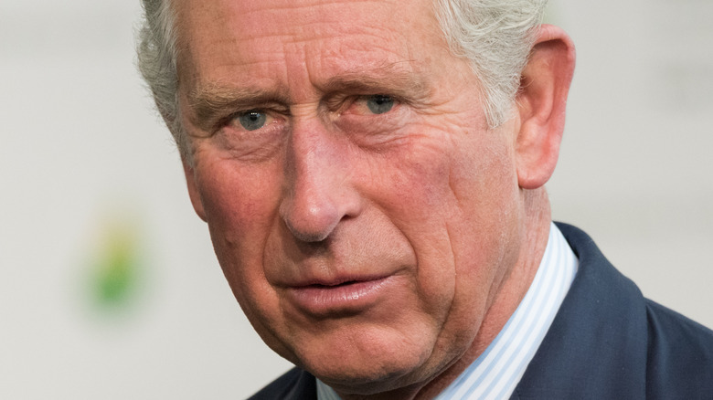 Prince Charles looking serious