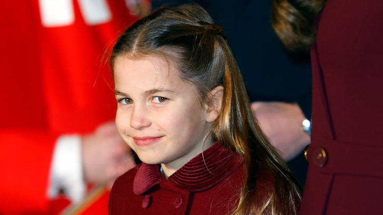 Princess Charlotte smiling closeup