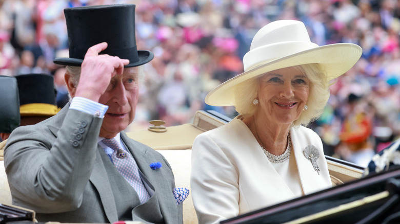 King Charles and Queen Camilla arrive at Royal Ascot