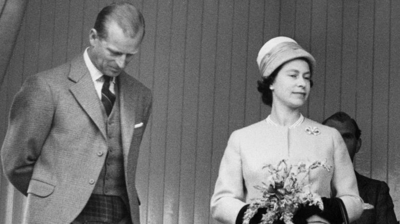 Prince Philip and then-Princess Elizabeth
