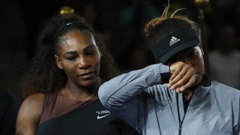 Serena Williams and Naomi Osaka in 2018