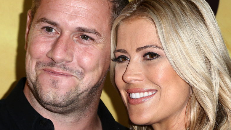 Ant Anstead and Christina Haack smiling