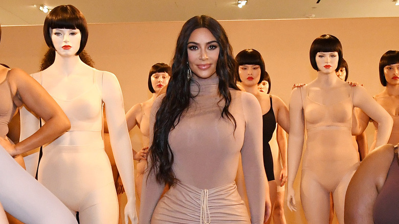 Kim Kardashian and Skims models