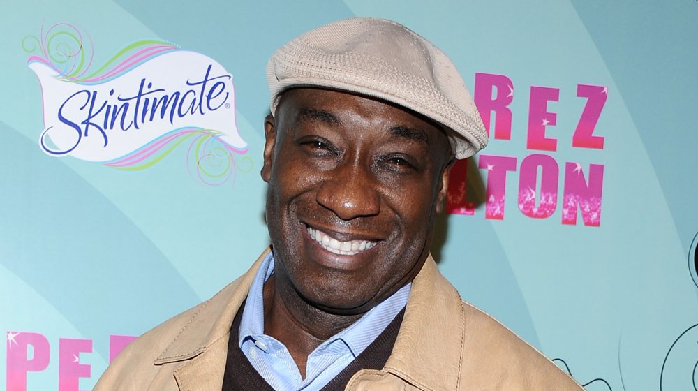 Michael Clarke Duncan on the red carpet in 2012