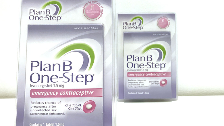 Plan B packaging on a white background.