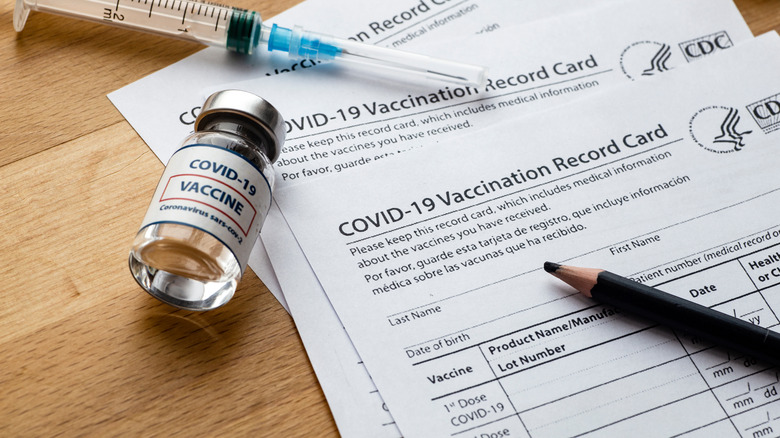 COVID vaccination cards
