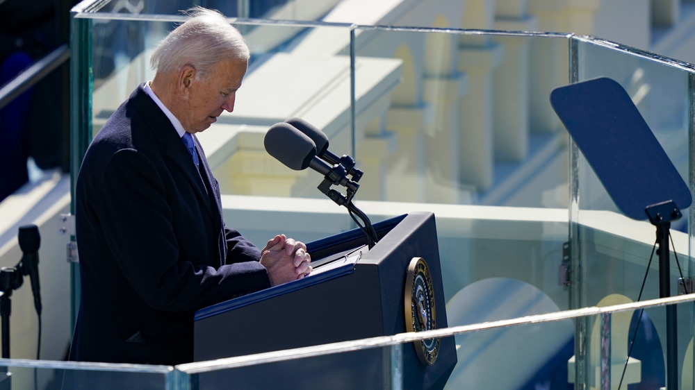 Joe Biden moment of silence