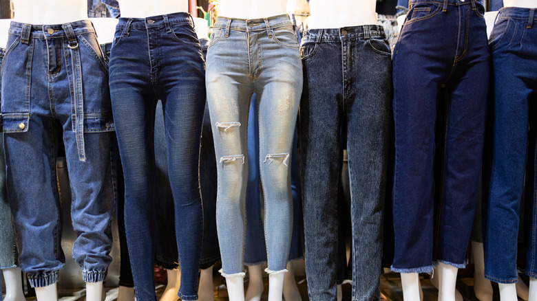Variety of skinny jeans