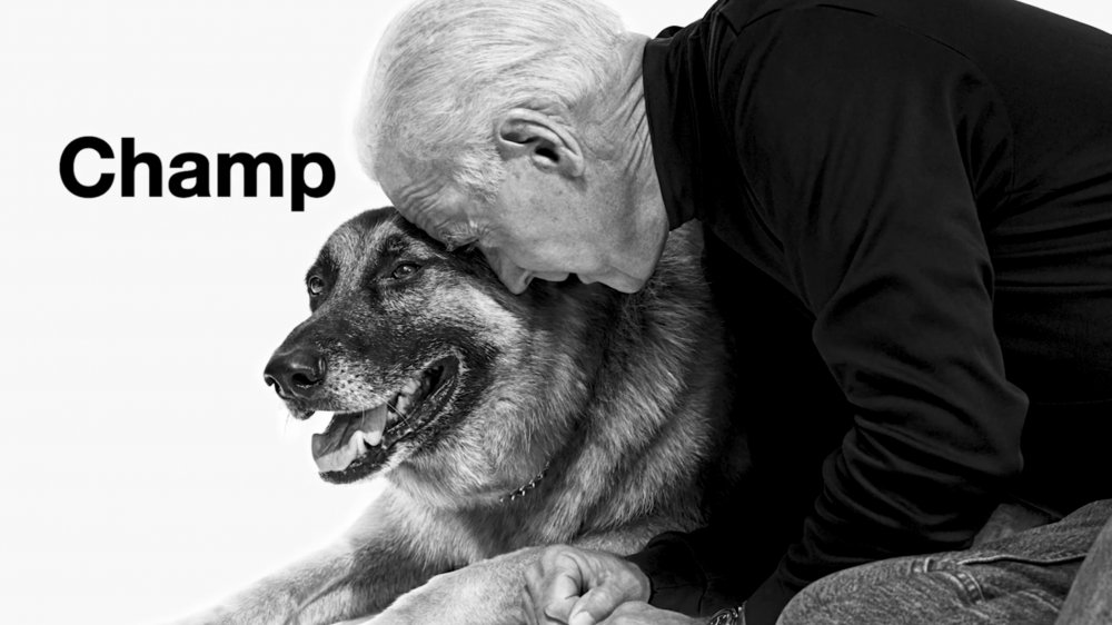 Joe Biden and his dog