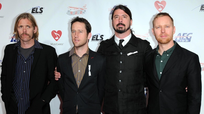 The Foo Fighters attending an event