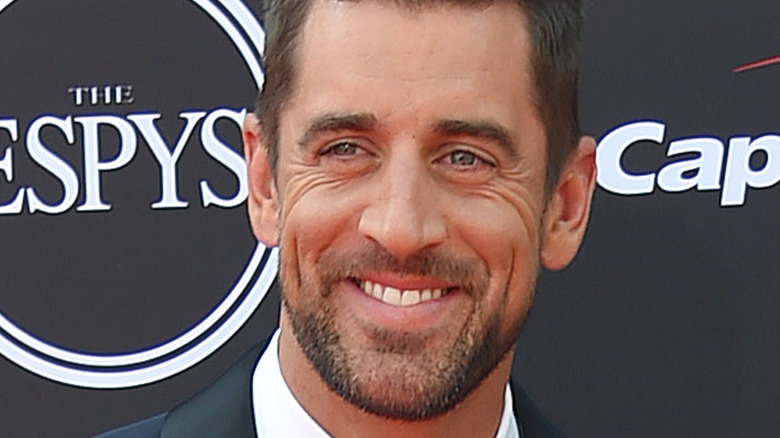 Aaron Rodgers at event