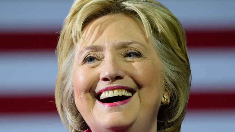 Hillary Clinton big smile