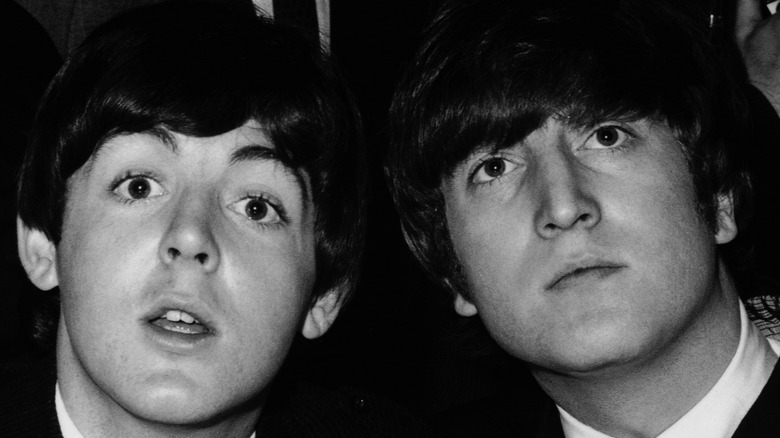 Young Paul McCartney, John Lennon