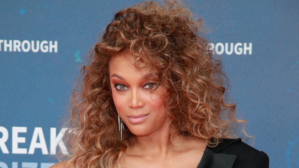 Tyra Banks on the red carpet in 2019