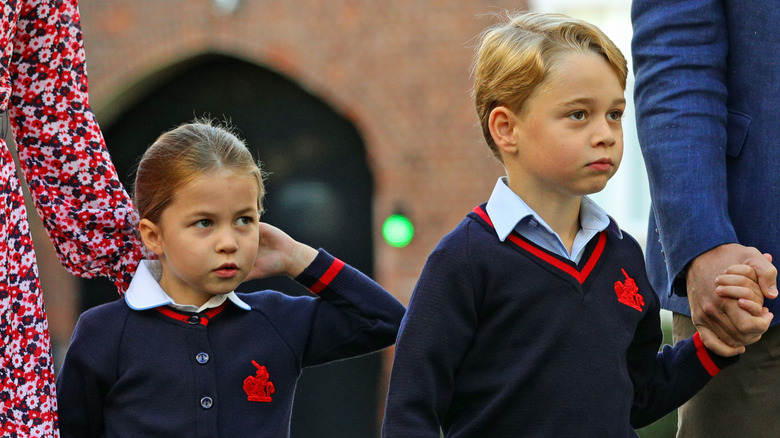 royal children George and Charlotte