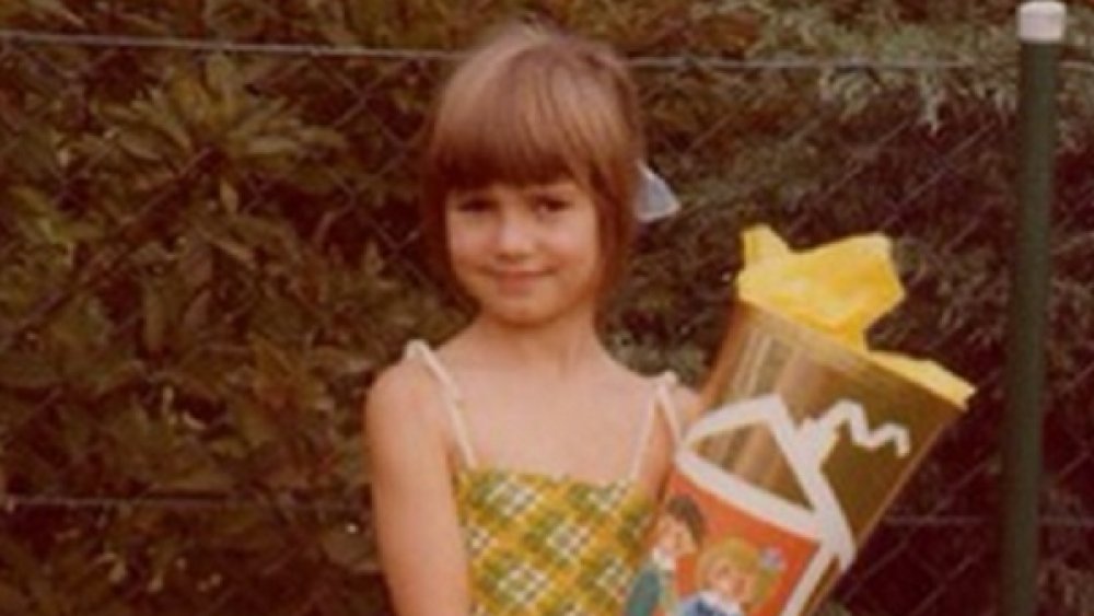 Heidi Klum at age six