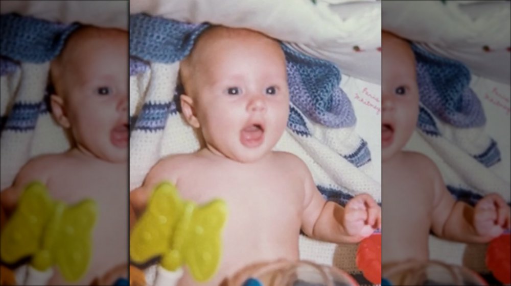 Paris Hilton as a baby
