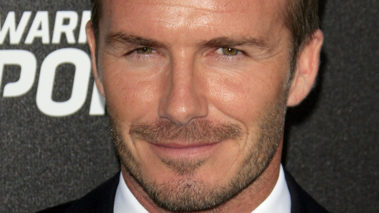 David Beckham smiling